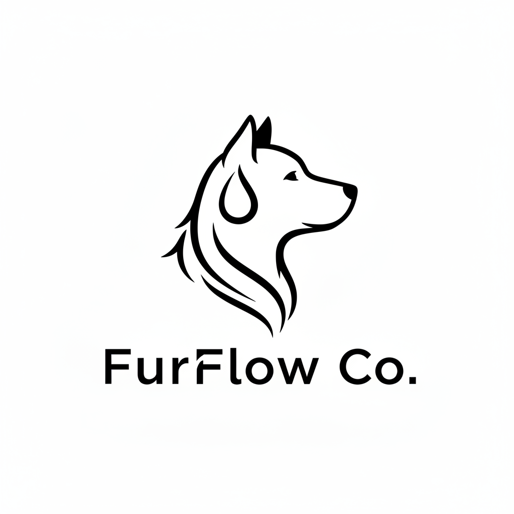 FurFlow Co. Black Logo